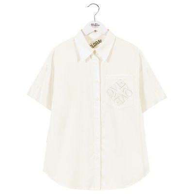 Блузка школьная Deloras 63818CS молочная